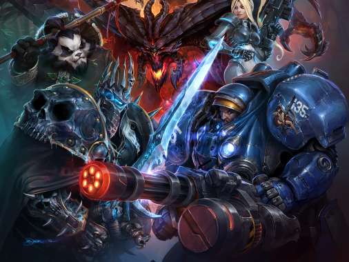 Heroes of the Storm Mobile Horizontal fond d'cran