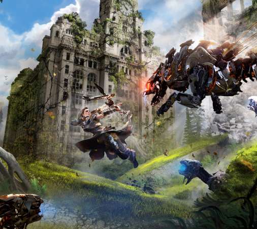 Horizon: Zero Dawn Mobile Horizontal fond d'cran