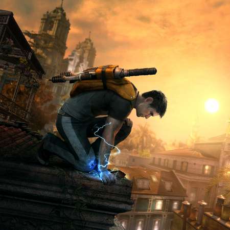 Infamous 2 Mobile Horizontal fond d'cran