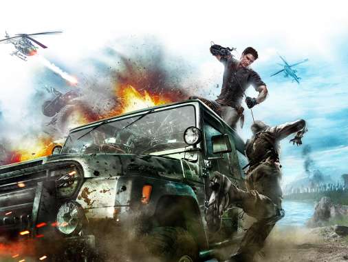 Just Cause 2 Mobile Horizontal fond d'cran