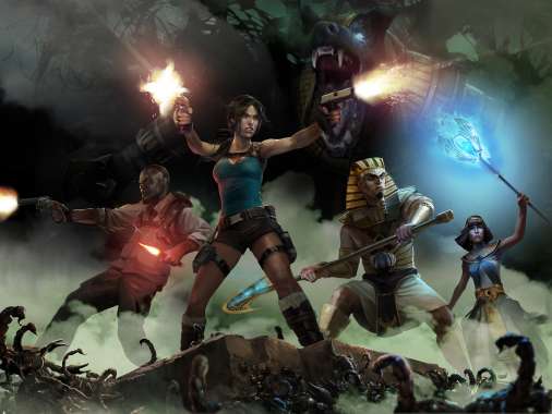 Lara Croft and the Temple of Osiris Mobile Horizontal fond d'cran