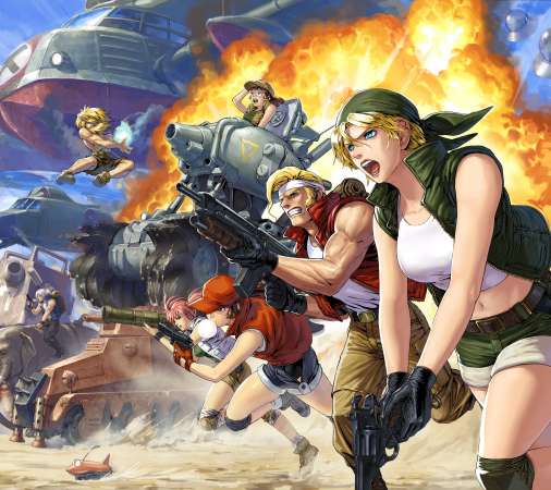 Metal Slug Attack Reloaded Handy Horizontal Hintergrundbild