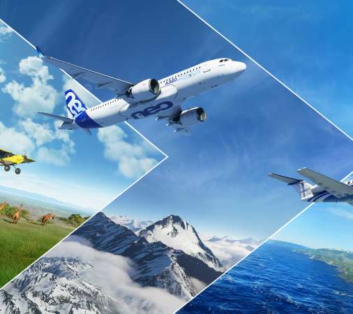 Microsoft Flight Simulator Mobile Horizontal fond d'cran