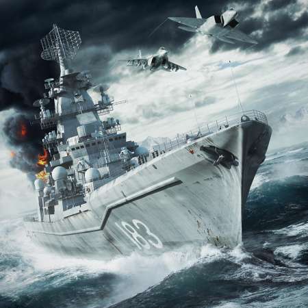 Naval War: Arctic Circle Mobile Horizontal fond d'cran