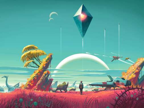 No Man's Sky Mobile Horizontal fond d'cran