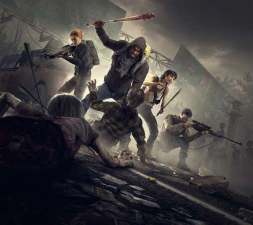 Overkill's The Walking Dead Mobile Horizontal fond d'cran