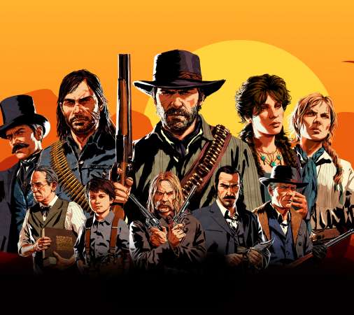 Red Dead Redemption 2 Mobile Horizontal fond d'cran