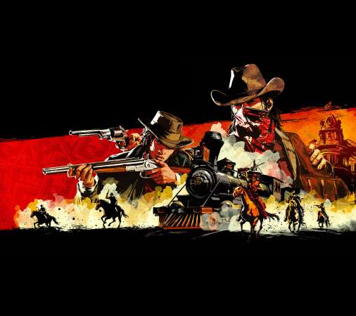 Red Dead Redemption 2 Mobile Horizontal fond d'cran