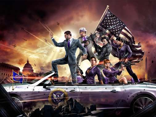 Saints Row 4 Mobile Horizontal fond d'cran