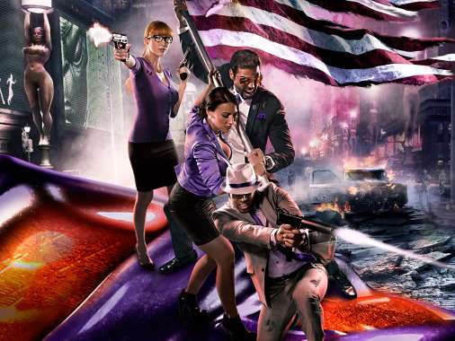 Saints Row 4 Mobile Horizontal fond d'cran