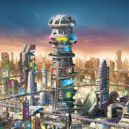 SimCity: Cities of Tomorrow Mobile Horizontal fond d'cran