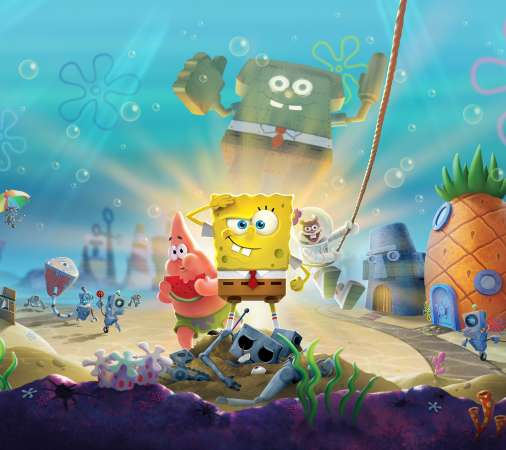 SpongeBob SquarePants: Battle for Bikini Bottom - Rehydrated Mobile Horizontal fond d'cran