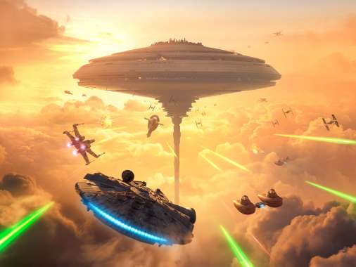 Star Wars - Battlefront: Bespin Mobile Horizontal fond d'cran