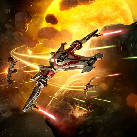 Star Wars: The Old Republic - Galactic Starfighter Mobile Horizontal fond d'cran