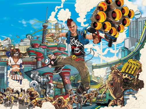 Sunset Overdrive Mobile Horizontal fond d'cran