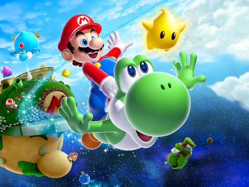 Super Mario Galaxy 2 Mobile Horizontal fond d'cran