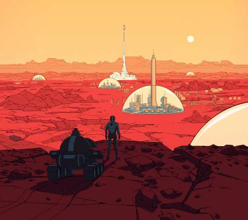 Surviving Mars Mobile Horizontal fond d'cran