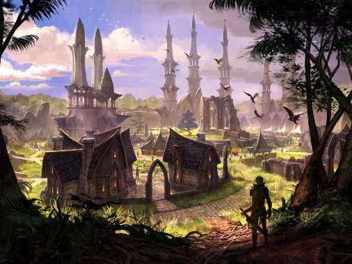 The Elder Scrolls Online Mobile Horizontal fond d'cran