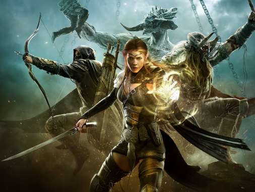 The Elder Scrolls Online: Tamriel Unlimited Mobile Horizontal fond d'cran