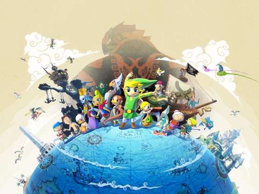 The Legend of Zelda: The Wind Waker HD Mobile Horizontal fond d'cran