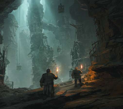 The Lord of the Rings: Return to Moria Mobile Horizontal fond d'cran