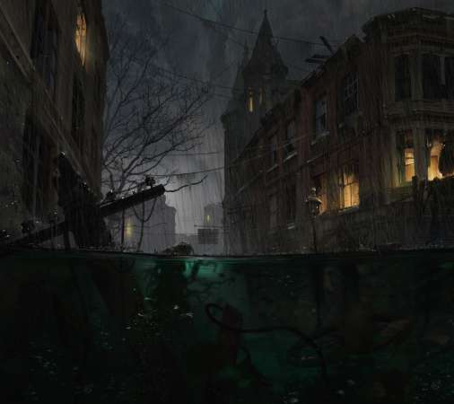 The Sinking City Mobile Horizontal wallpaper or background