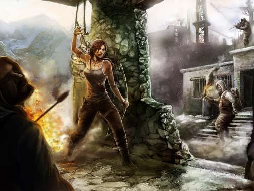 Tomb Raider fan art Mobile Horizontal fond d'cran