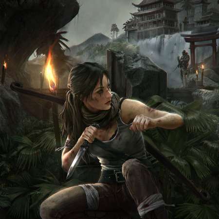 Tomb Raider fan art Mobile Horizontal fond d'cran