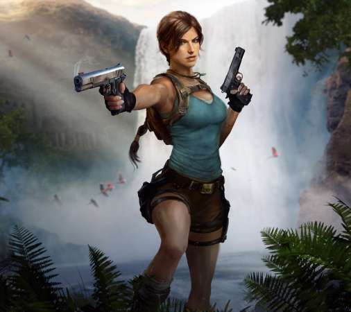 Tomb Raider I-III Remastered Starring Lara Croft Mobile Horizontal fond d'cran