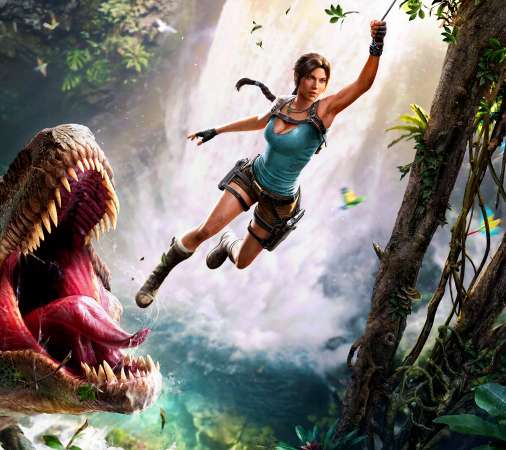 Tomb Raider: Legacy of Atlantis Mobile Horizontal fond d'�cran