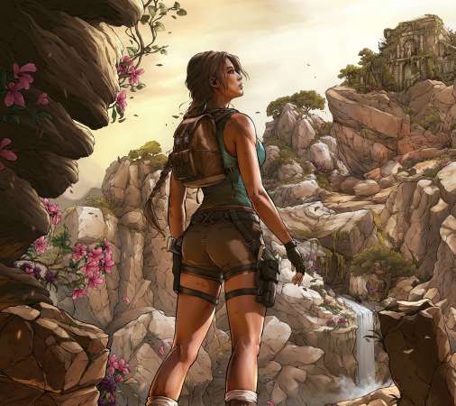 Tomb Raider: Legacy of Atlantis Mobile Horizontal fond d'�cran