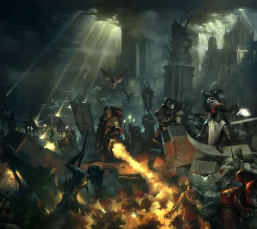 Warhammer 40,000 Mobile Horizontal fond d'cran
