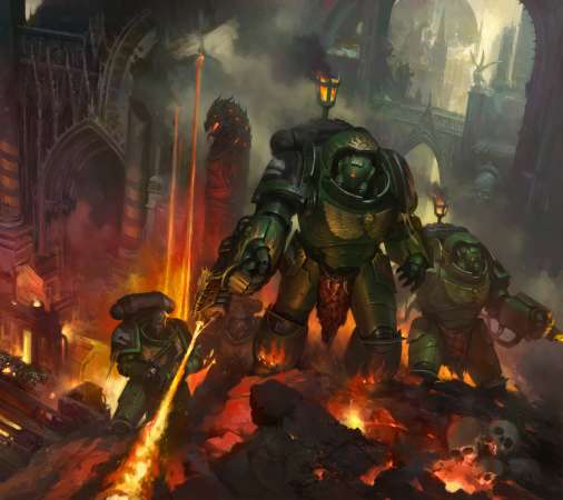 Warhammer 40,000 Mobile Horizontal fond d'cran