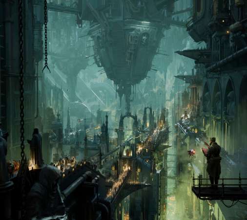 Warhammer 40,000 Mobile Horizontal fond d'�cran