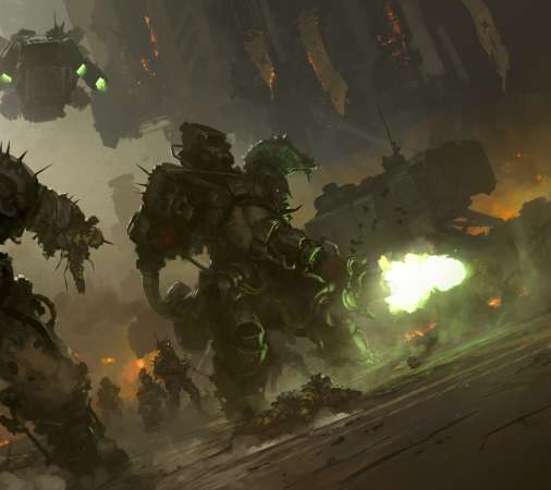 Warhammer 40,000 fan art Mobile Horizontal fond d'�cran