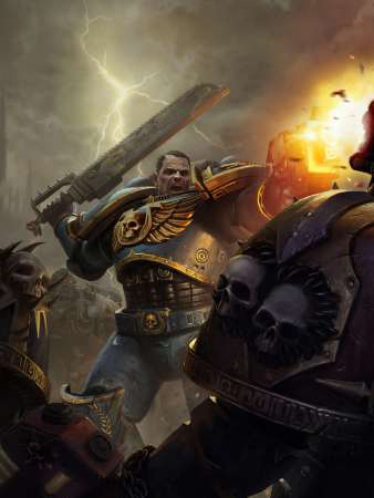 Warhammer 40,000: Space Marine Mobile Horizontal fond d'cran