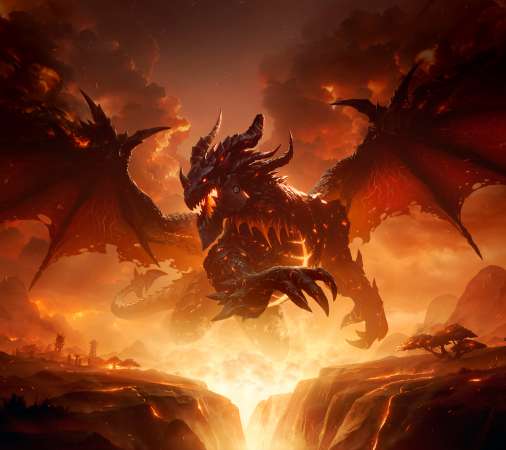 World of Warcraft: Cataclysm Classic Handy Horizontal Hintergrundbild