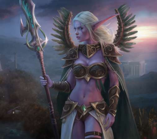 World of Warcraft fan art Mobile Horizontal fond d'�cran