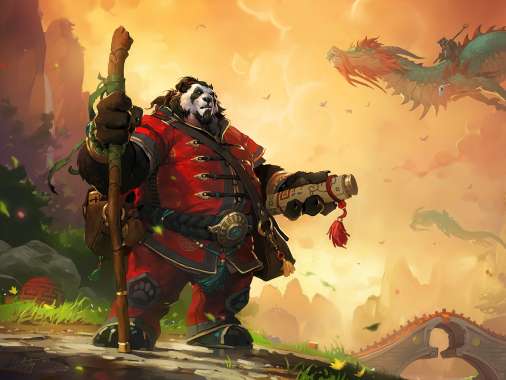World of Warcraft: Mists of Pandaria Mobile Horizontal fond d'cran