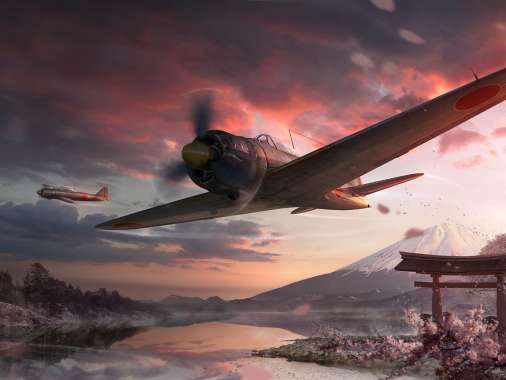 World of Warplanes Mobile Horizontal fond d'cran