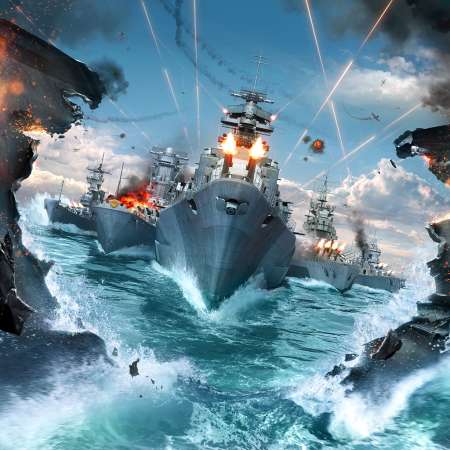 World of Warships Mobile Horizontal fond d'cran