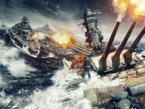 World of Warships Mobile Horizontal fond d'cran