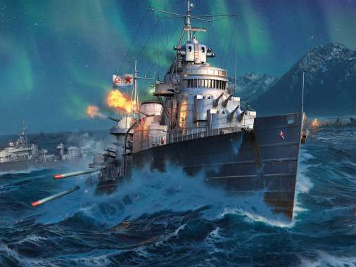 World of Warships Mobile Horizontal fond d'cran