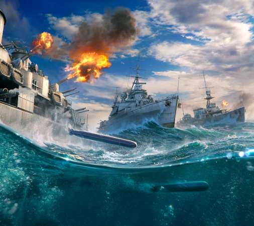 World of Warships Mobile Horizontal fond d'cran