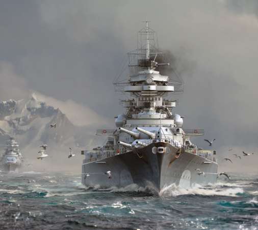 World of Warships Mobile Horizontal fond d'cran