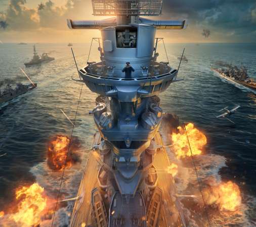 World of Warships Mobile Horizontal fond d'cran