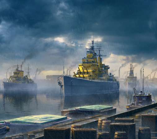 World of Warships Mobile Horizontal fond d'cran