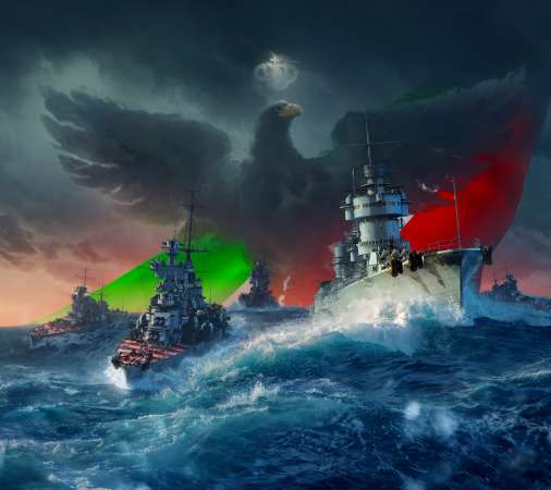 World of Warships Mobile Horizontal fond d'cran