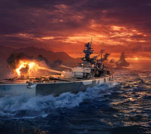 World of Warships Mobile Horizontal fond d'cran