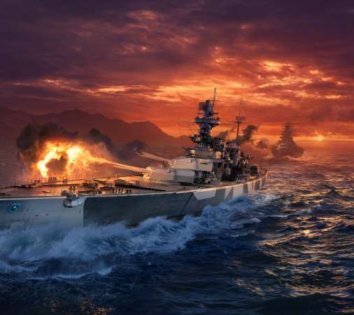 World of Warships Mobile Horizontal fond d'cran